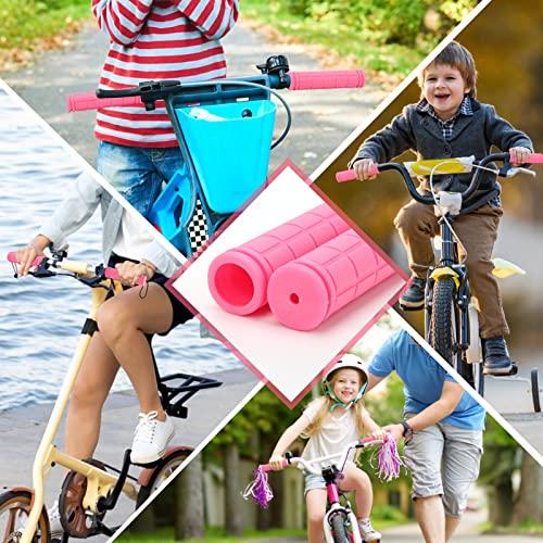 Coolrunner Coolrunner Bike Handlebar Grips, Bicycle Grips for Kids Girls Boys, Non-Slip Rubber Mushroom Grips for Scooter Cruiser Seadoo Tricycle Wheel Chair Mountain Road Urban Foldable Bike MTB BMX