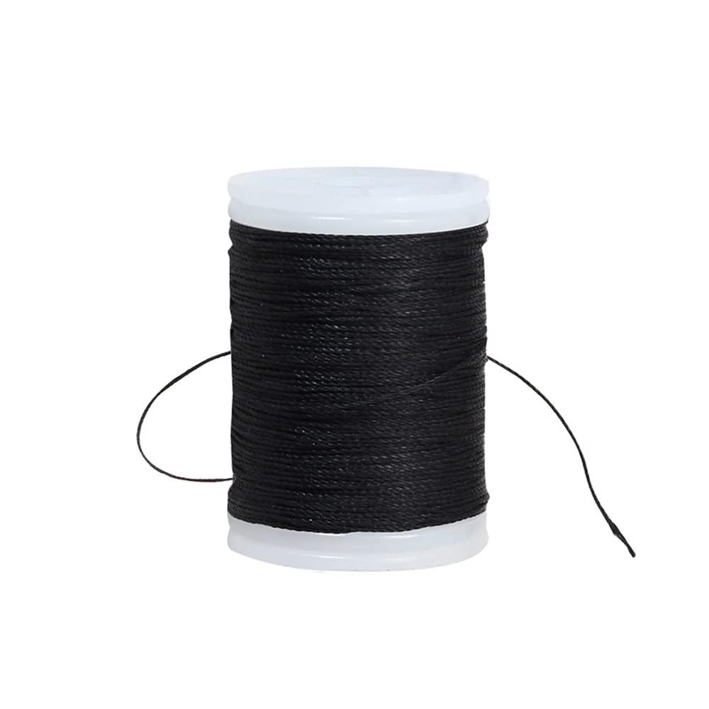 SOPOGER SOPOGER Archery Bow String Serving Thread 131 yard/120 m Durable Nylon Bowstring Serving Thread for Compound Recurve Bow Tying Peep Sight Nock Point (Black)