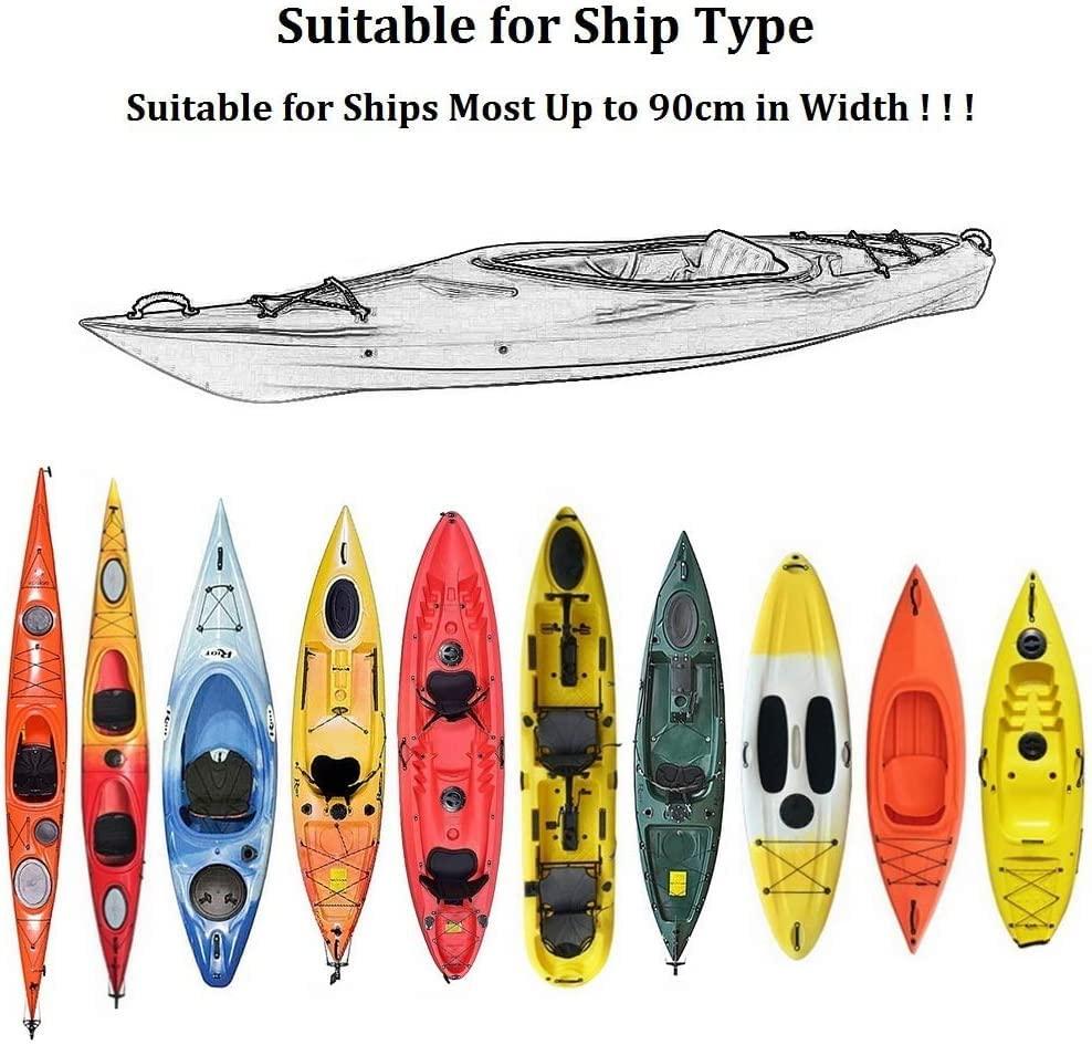 CFDZCP Boat Covers Kayak Cover Best Sea Kayak Cover Accessory for Indoor/Outdoor Storage Waterproof Cover Protects The Kayak and Cockpit from Insects, Debris and Light Rain (Size : 4.1/4.5)