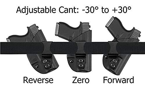 Vedder Holsters Vedder Holsters LightTuck IWB Kydex Gun Holster Compatible with Kahr PM9 w/Crimson Trace LG-437 (Right Hand Draw)