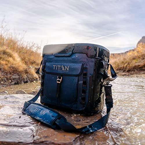 Arctic Zone Arctic Zone Titan Deep Freeze Cooler - 36 Can Zipperless Welded Cooler with Deep Freeze Insulation, Microban, HardBody Liner with SmartShelf - Cold Front Blue