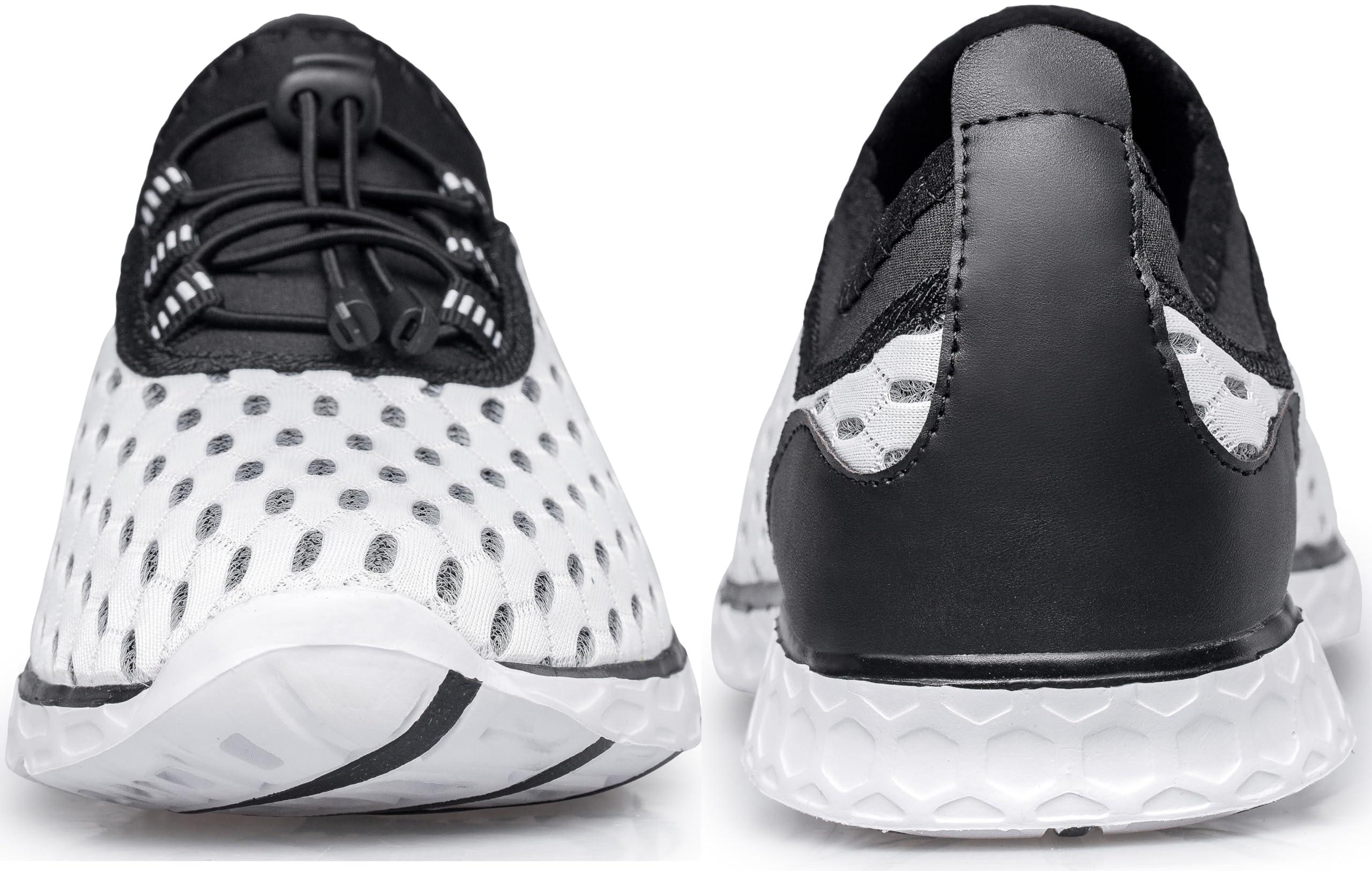 DOUSSPRT DOUSSPRT Women's Water Shoes Quick Drying Sports Aqua Shoes White Size 6.5