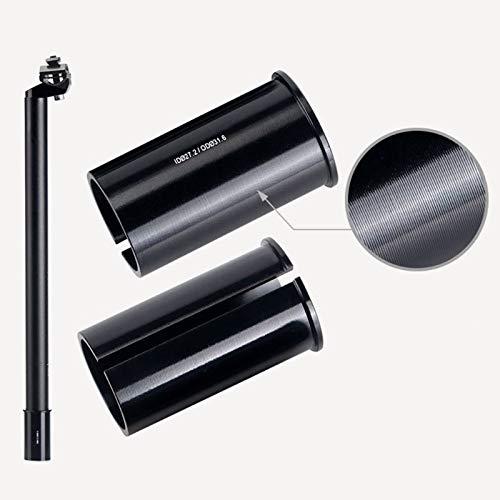 SJHY Bicycle Accessories Aluminum Alloy Bicycle Seatpost Sleeve Convert Seat Post Tube Conversion Adapter 22.2/25.4/27.2/28.6/31.6mm Bike Parts (Color : F)