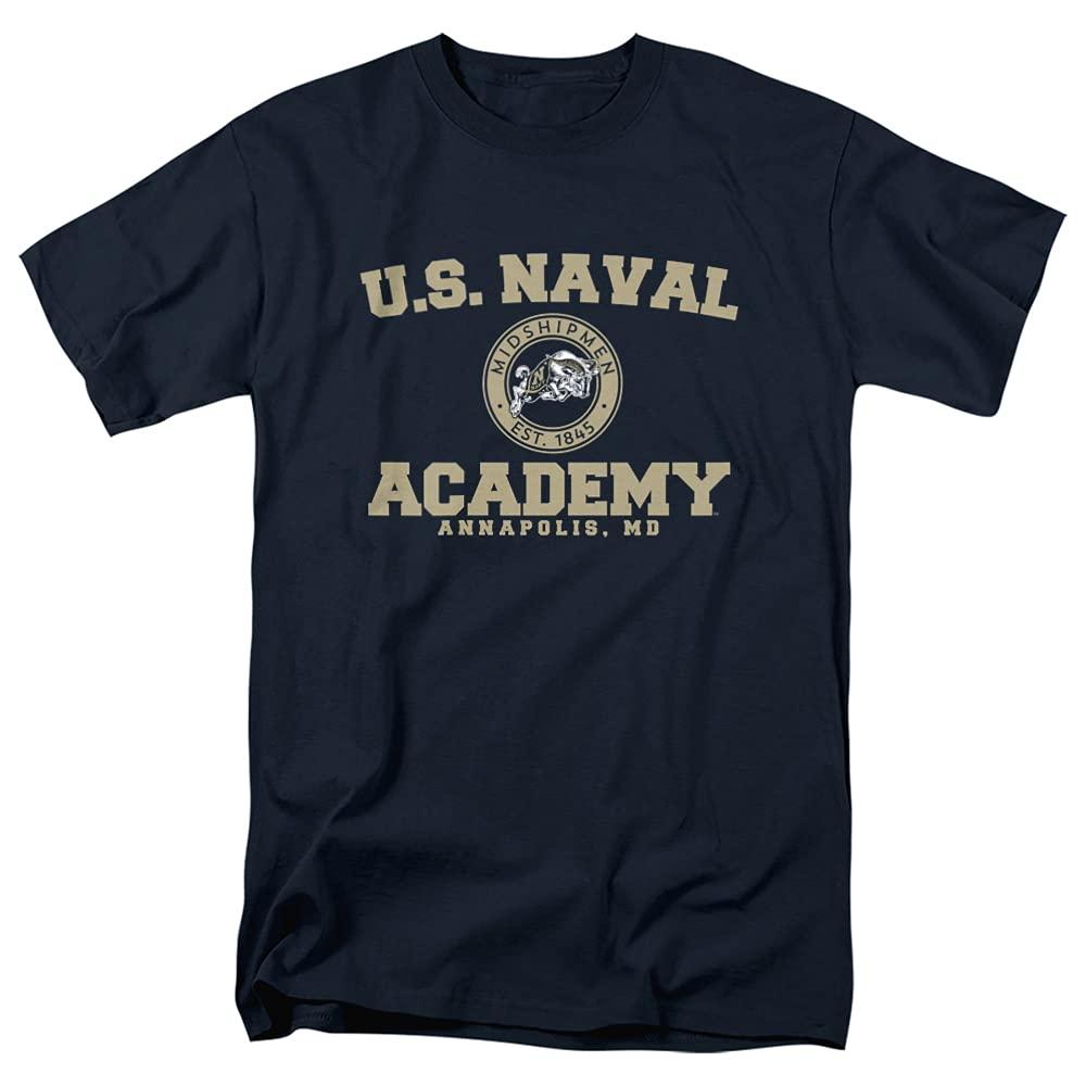LOGOVISION Us Naval Academy Official Circle Logo Unisex Adult T-Shirt, Circle Logo, 4X-Large