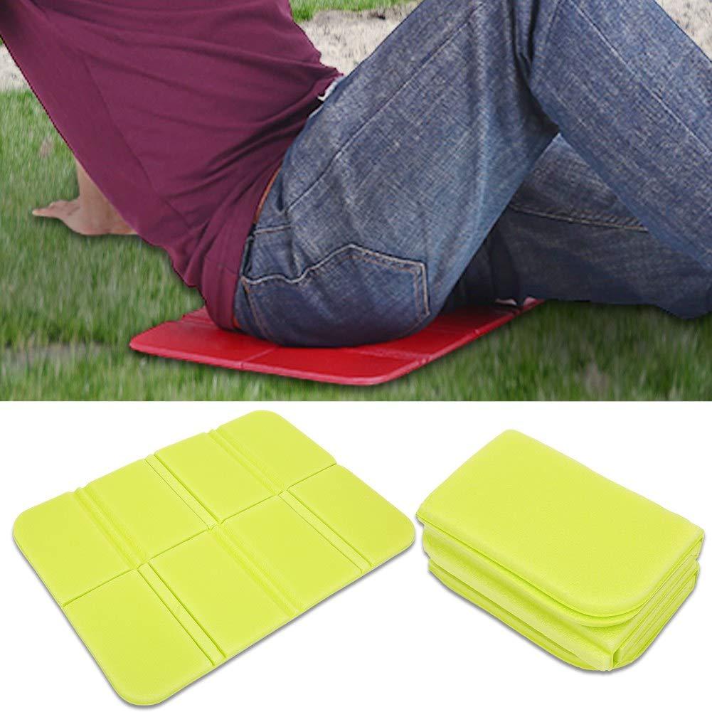 lvifloae Folding Seat Cushion Portable Waterproof Picnic Mat Pad Cover Hiking Sleeping Pad Orange (Green)