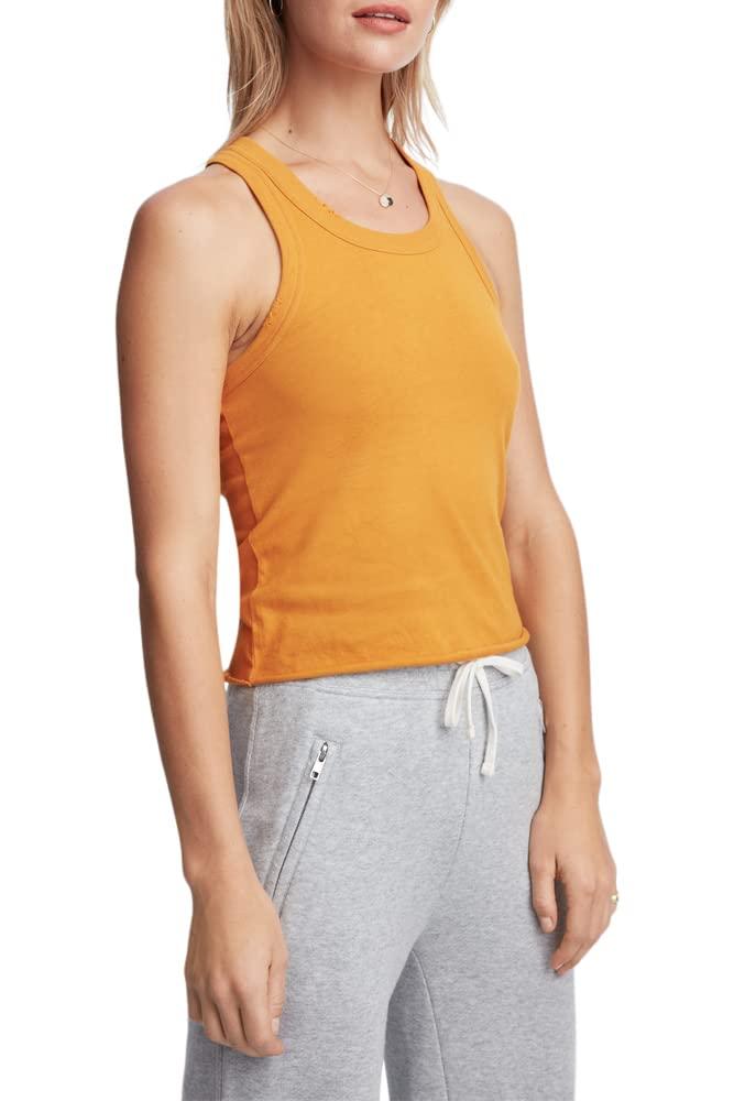 Bandier Bandier x Sincerely Jules_The Willow Scoop Neck Tank Goldenrod-XL