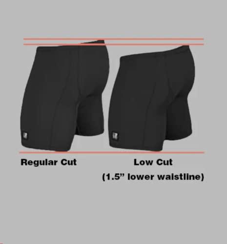 De Soto De Soto Low Rise Carrera Tri Short - CTL (Black/White, Small)