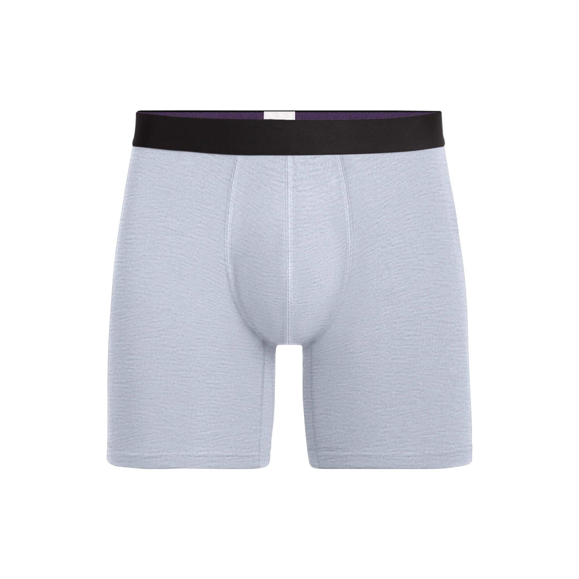 MeUndies MeUndies Mens Boxer Briefs 6 Inseam with Breathable and Comfortable Tencel Micro Modal Fabric Heather Grey