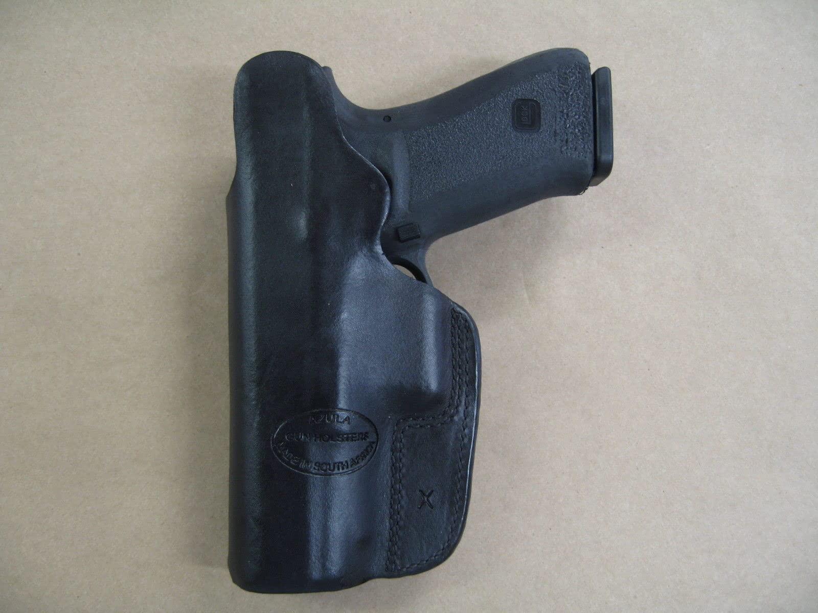 Azula Gun Holsters Azula IWB Leather in The Waistband Concealed Carry Holster for H&K Heckler & Koch Mark 23 MK23 Black RH
