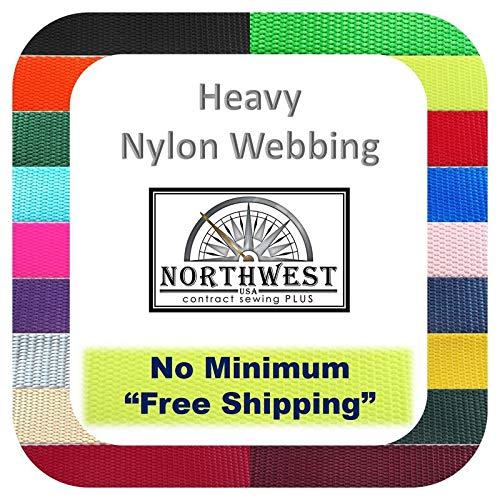 Tapecraft Tapecraft Heavy Nylon Webbing Available in , 5/8, , 1, 1  and 2 Widths. in Lots of 1 Yard, 5 Yards, 10 Yards, 20 Yards and 50 Yards. (3/4\" Florescent Orange, 20 Yards)