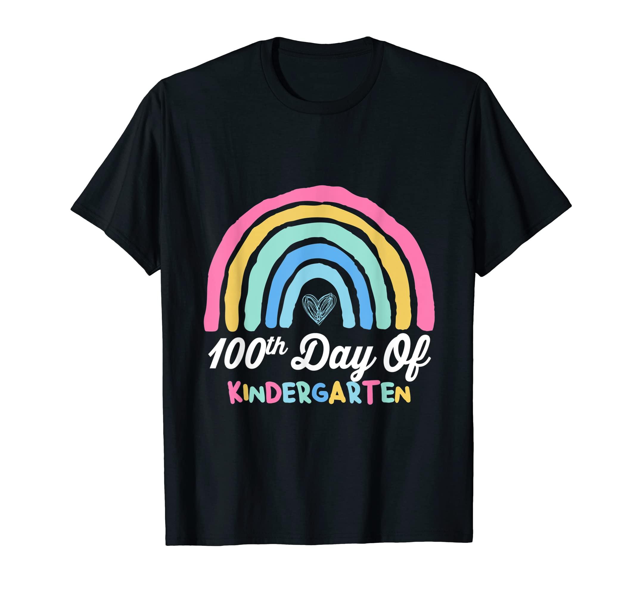100 Days Of School Funny Gift Idea 100 Days Of School Shirt Funny 100th Day of Kindergarten T-Shirt