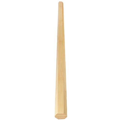 BambooMN BambooMN 40 Inch Men\'s Natural Bamboo Goalie Lacrosse Shaft Stick Handle, 1 Piece