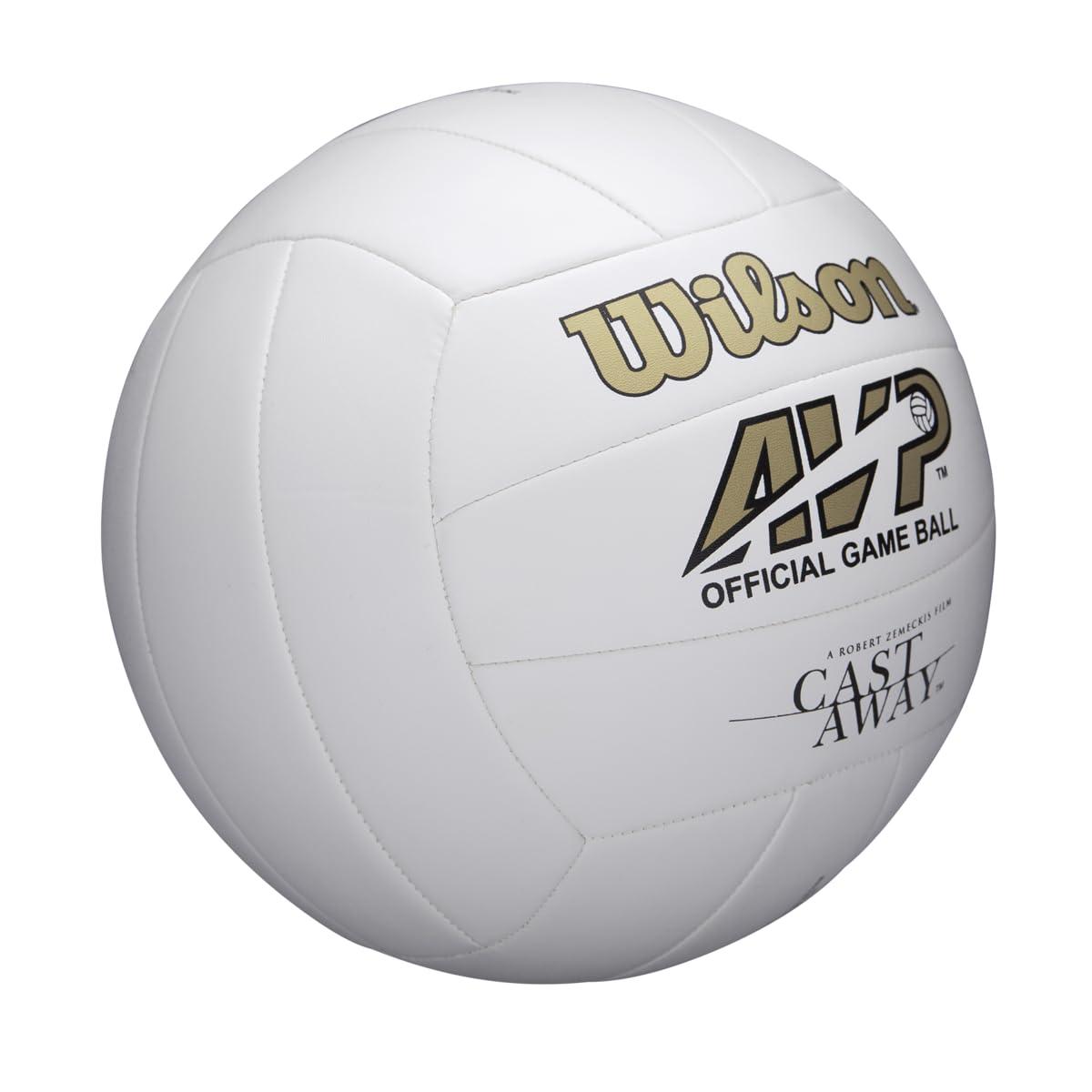 WILSON WILSON Cast Away Volleyball, White, Official