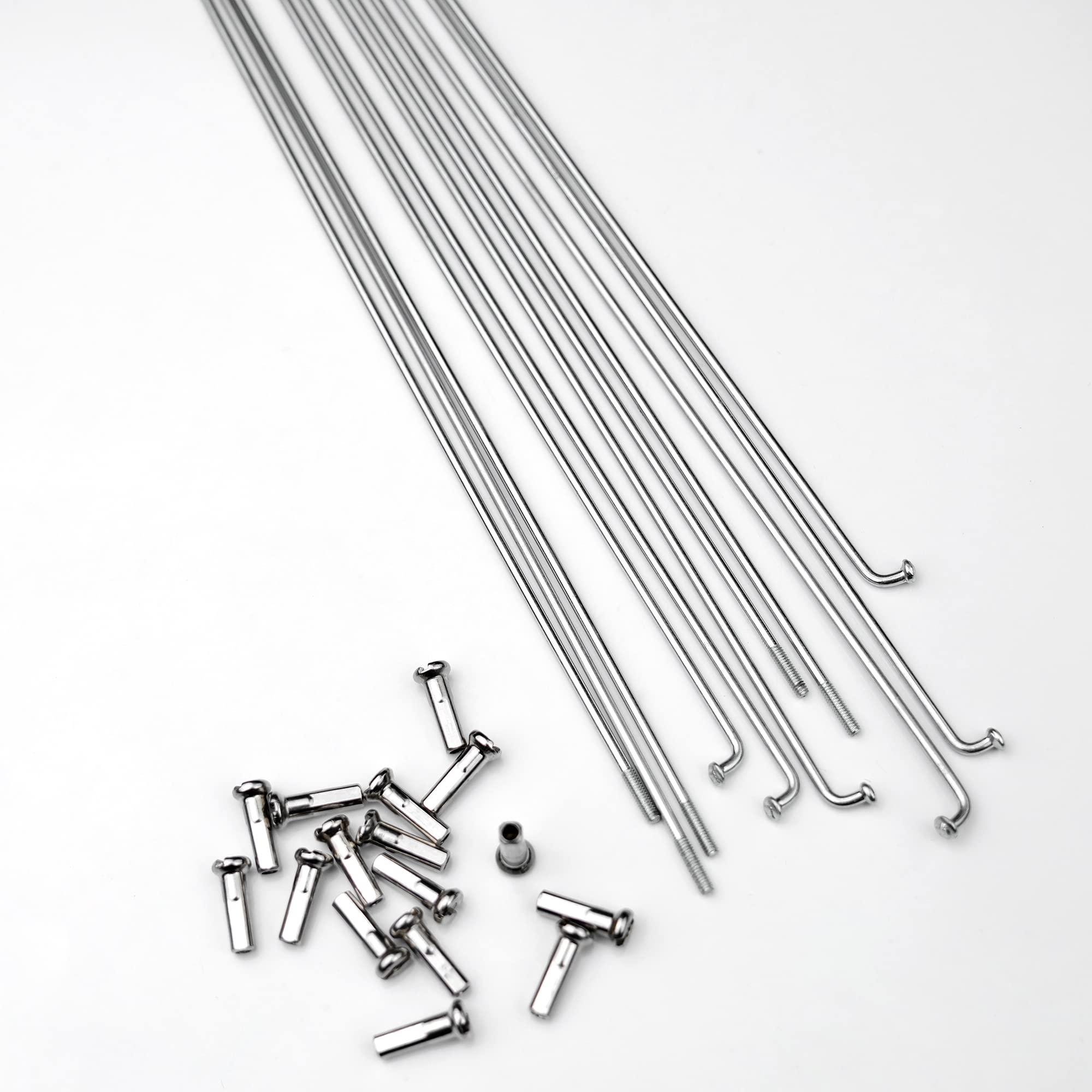 BaveL BaveL 36PCS Stainless Steel Spokes Mountain Bike Spokes MTB 91mm-210mm w/Nipples (129)