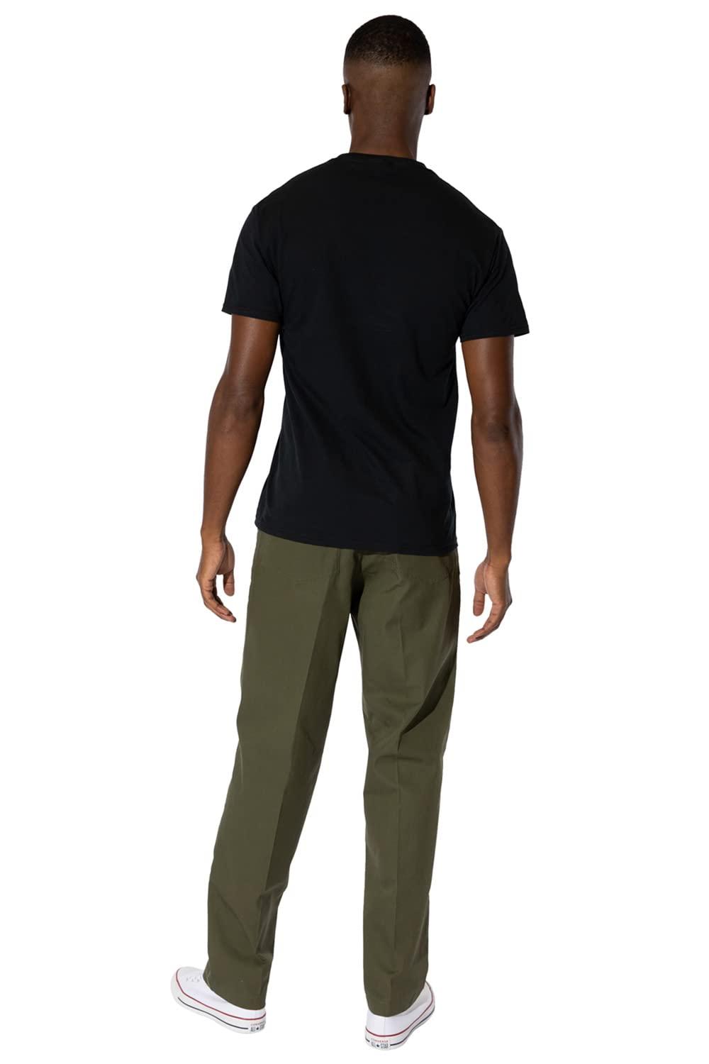 LOGOVISION Loyola Marymount University Official Stacked Short Sleeve Mens Cotton T-Shirt,Black, Small