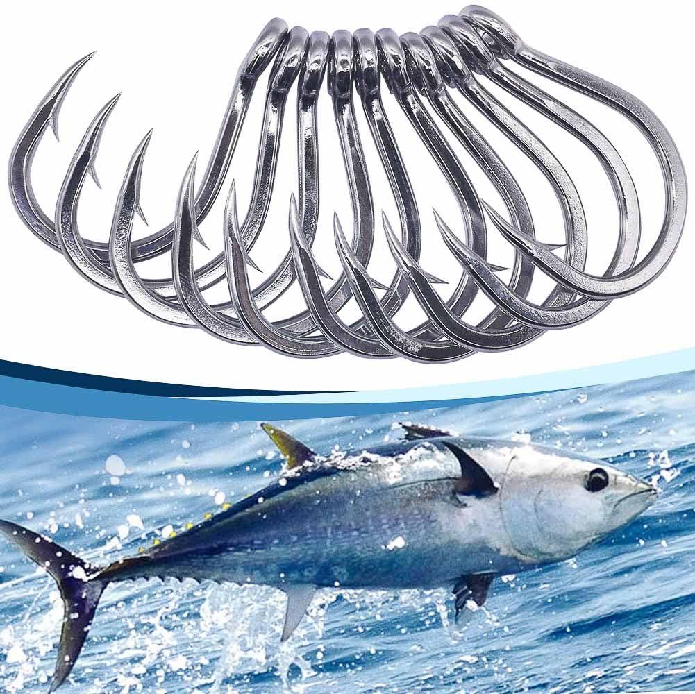 XFISHMAN 3X-Strong-Octopus-Hooks-Saltwater-Fishing-Circle-Hooks- Stainless Big Game Size 1-13/0