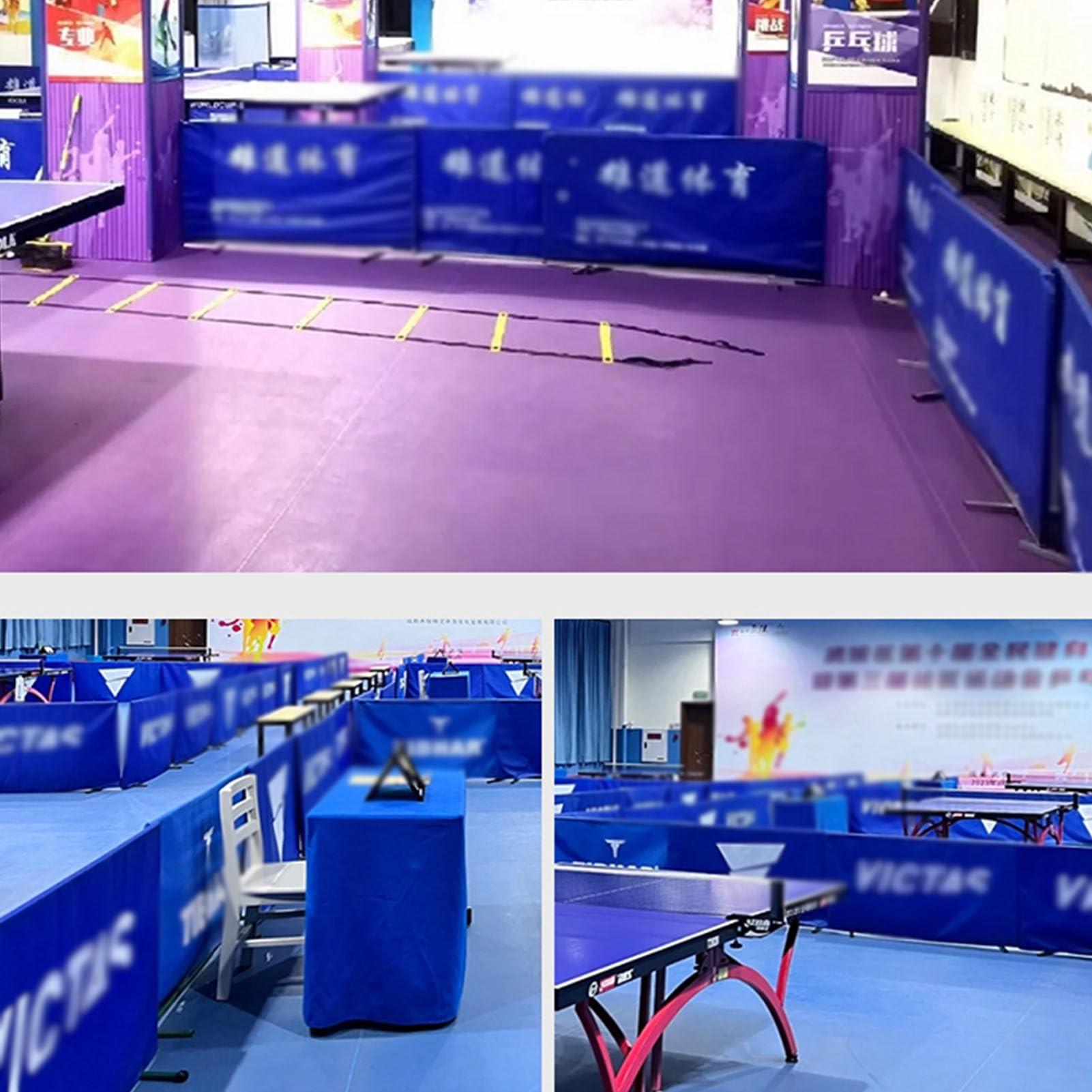 LVLDAWA LVLDAWA Table Tennis Barrier Screen, Training Court Portable Privacy Partition Screen, Table Tennis Court Fence Surround Barrier Block for Playground, Schools (Color : Blue, Size : 140X75CM-1PCS)