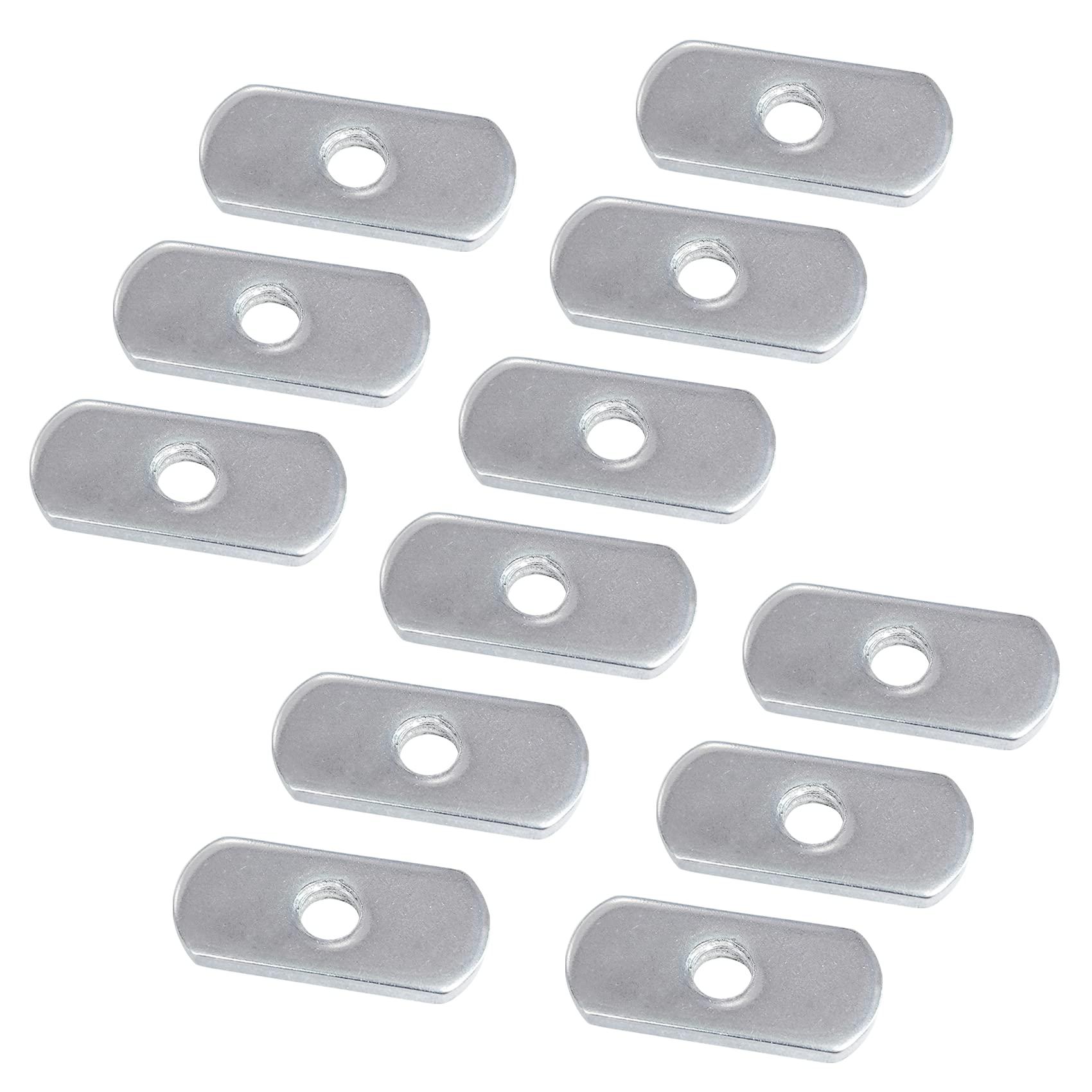 EDSRDPLT EDSRDPLT 12pcs 1/4\"-20 Threaded Centered Kayak Knob Nuts Hardware, Kayak Rail Track Screws Track Nuts, Stainless Steel Kayak Screws, Outdoor Parts Tool Rails Bolts for Canoe Boat.