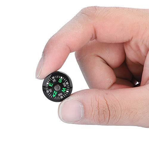 Fishlor Fishlor Pocket Compass, 20mm 12pcs Mini Pocket Oil Filled Compass for Hiking Camping Outdoor Activities Accessory