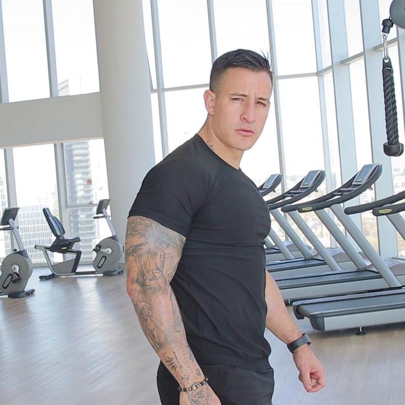 FUXERT FUXERT Sauna Shirt for Men Sweat Sauna Suit for Gym Exercise Compression Shirt Workout Shapewear (GN XXL)