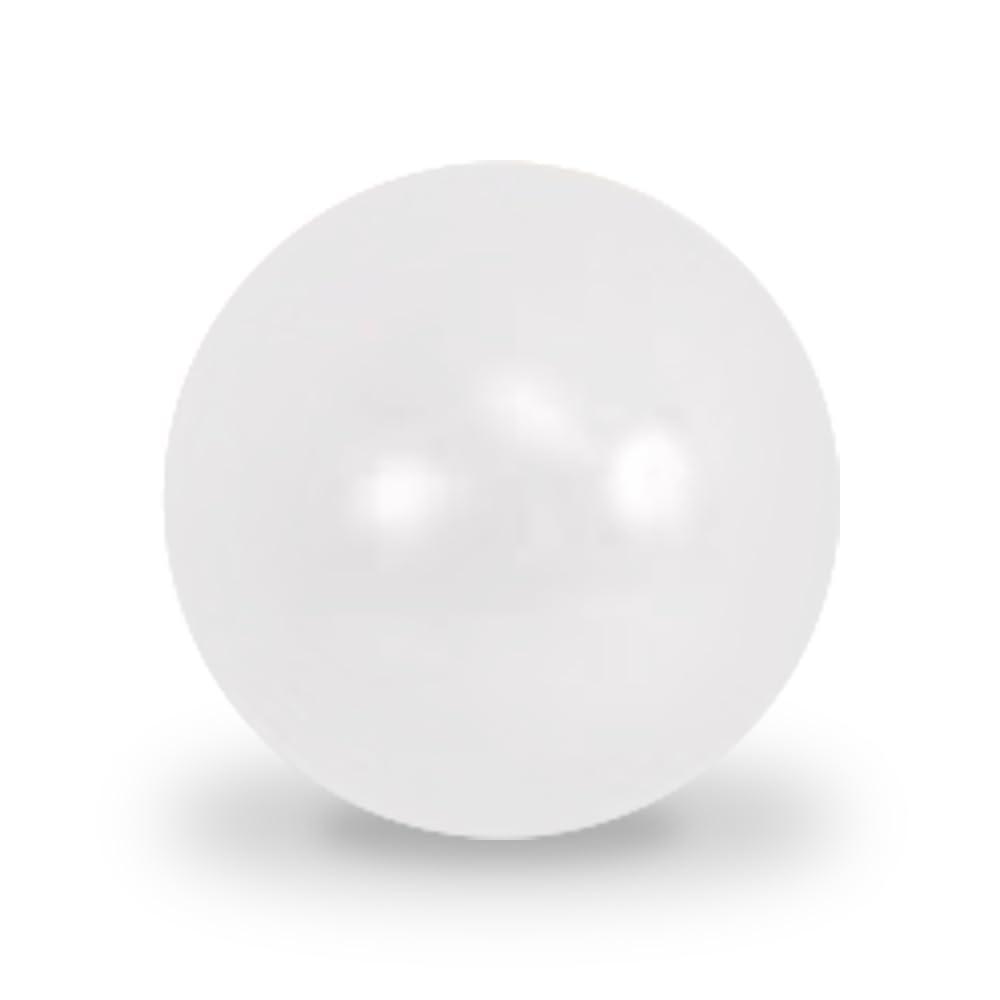 Aivalas Aivalas Bocce Pallino Ball, 40mm White Pallino Ball for Bocce Ball Game, Bocce Pallino Balls Replacement