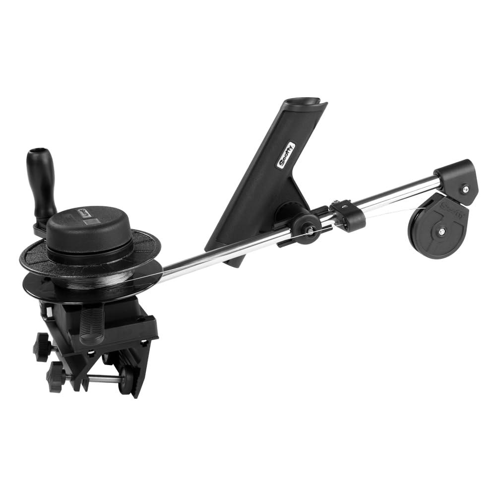 Scotty Scotty #1050MP Depthmaster Manual Downrigger, Display Packed w/ Rod Holder & Clamp Mount
