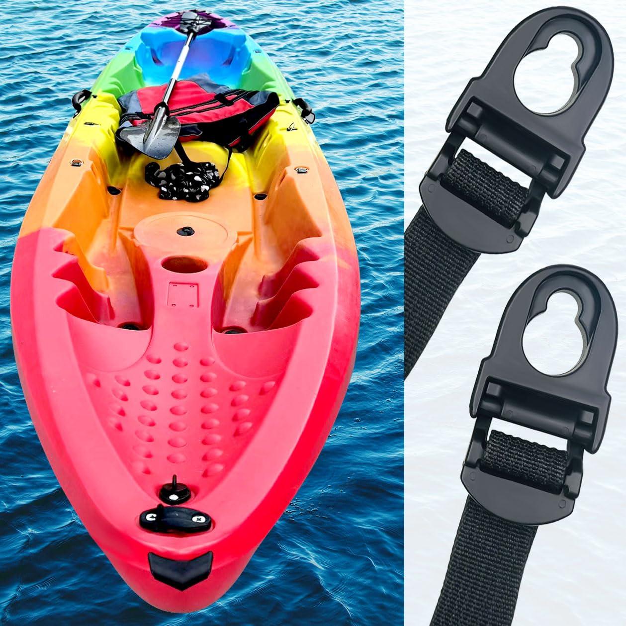HZMM HZMM 2Pcs Kayak Seat Clips Replacement, Kayak Seat Belt Clips, Kayak Seat Repair Clip, Kayak Parts and Accessories, Kayak Seat Repair Kit, Kayak Replacement Parts, Compatible with Lifetime Emotion
