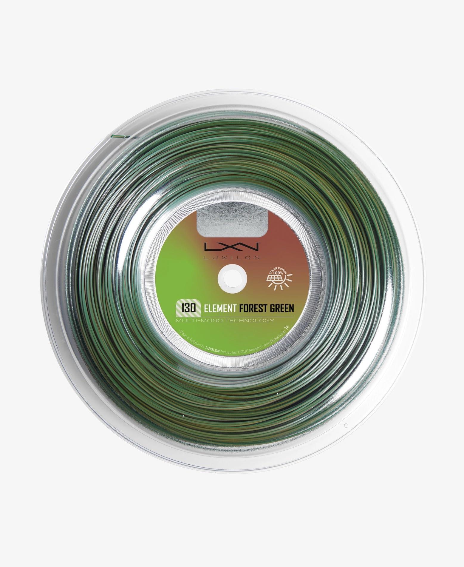 Just Tennis Just Tennis Luxilon Element String Reel - All 2024 Styles & Colors (Element 130 - Forest Green)