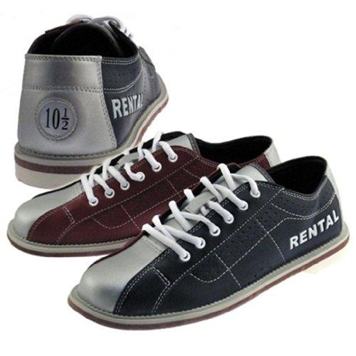 Bowlerstore Products Bowlerstore Classic Mens Rental Bowling Shoes (9 1/2 M US, Blue/Red/Silver)