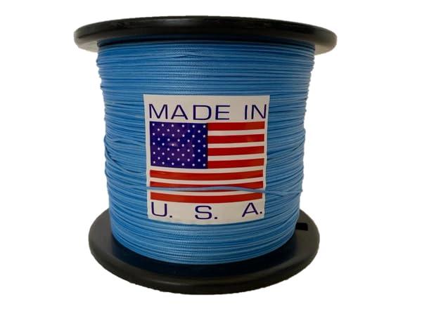 JB Line One JB Line One Hollow Spliceable Braided Fishing Line 100LB (Blue, 300 Yards)