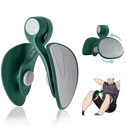 TINRIEF TINRIEF Thigh Master Hip Trainer Exercise Equipment, Pelvic Floor Trainer, Kegel Trainer for Postpartum Rehabilitation, Trimmer Inner Thigh, Thigh Workout Equipment (Dark Green)