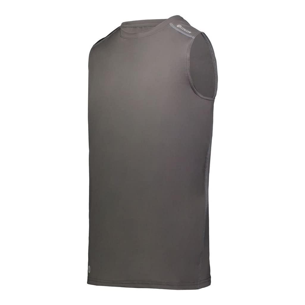 Holloway Holloway Men\'s Electrify CoolCore Tank (Small, Iron)