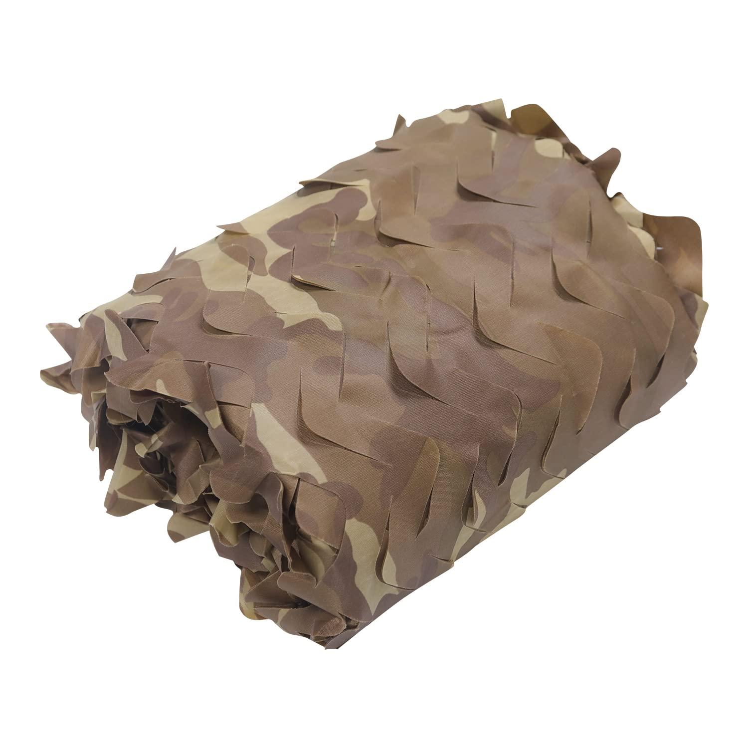 GRVCN GRVCN Camo Netting Camouflage Net, Bulk Roll Sunshade Mesh Nets for Hunting Blind Shooting Military Theme Party Decorations