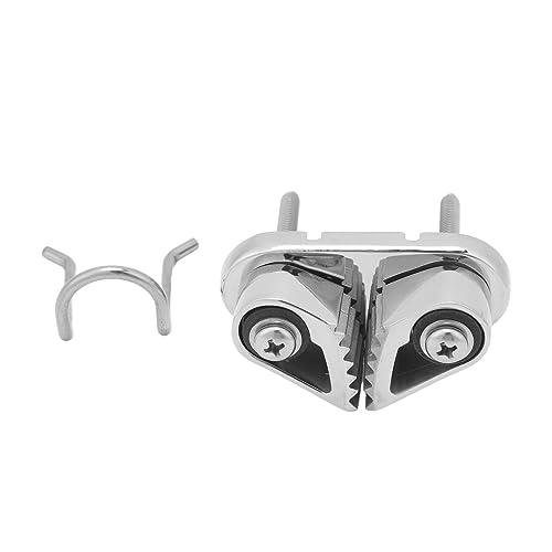 Leapiture Leapiture Marine Cam Cleat Anchor Rope Cleat Anchor Rope Cleats Sailing Cleat 316 Stainless Steel for 3 to 12mm Rope