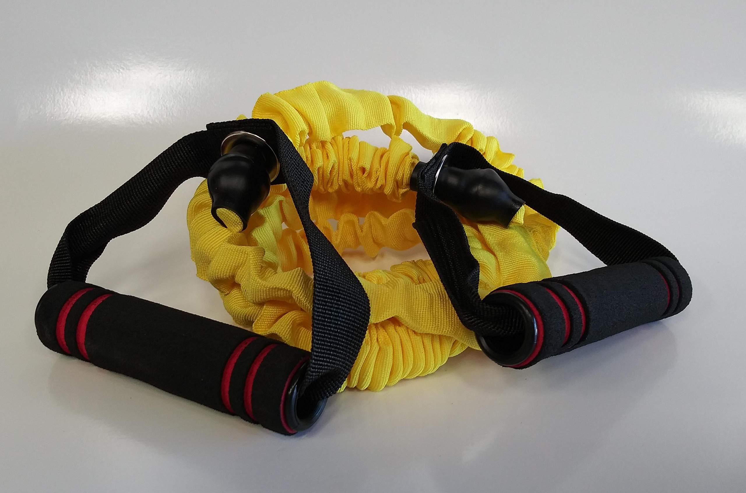 PowerFit Equipment PowerFit Nylon Covered Resistance Tubes for Commercial and Home Gyms (10)