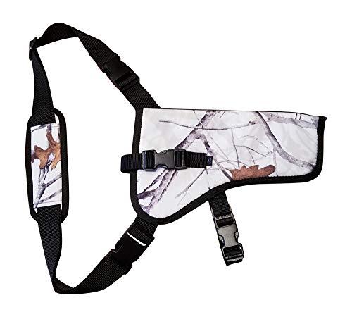 Silverhorse Holsters Silverhorse Holsters Chest Gun Holster | Fits Taurus Raging Bull, Raging Hunter, Raging Judge with Smaller Scope in 6.5\" - 8.375\" Barrel Lengths (8.375\" Barrel Right Hand, Hardwood Snow Camo)