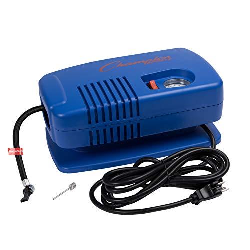 Champion Sports Champion Sports Electric Ball Pump for Basketball, Soccer, Volleyball, with Needle, Gauge, Hose - Quiet, Fast Air Pumps for Balls with up to 125 PSI - Premium Ball Inflator for Gyms, Schools