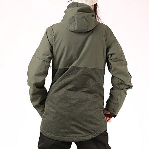 Ride Snowboard Outerwear Ride Snowboard Outerwear Women\'s Wallingford Shell Jacket, Olive/Olive Melange, Medium