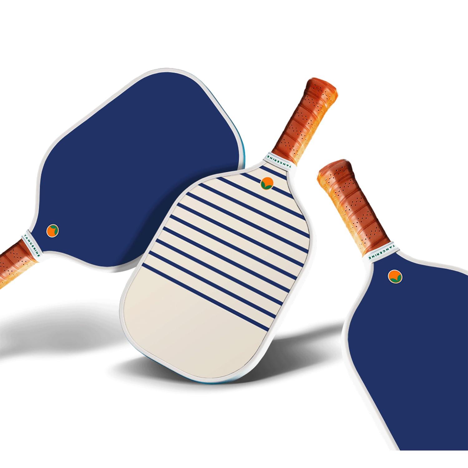 Tangerine Tangerine Pickleball Paddle - Cool & Unique Designs - Lightweight with Honeycomb Core & Fiberglass Surface - Gifts for Pickleball Lovers - USAPA Approved - Castine
