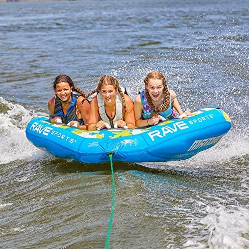 RAVE Sports RAVE Sports Mambo Boat Towable Tube - Inflatable Boating Tube for 1-3 Riders