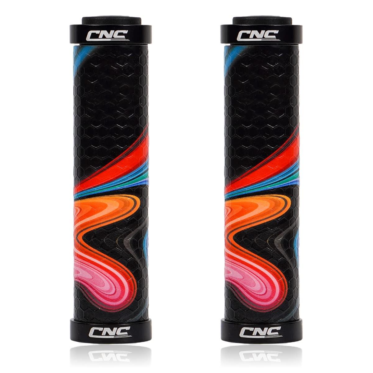 Chooee Chooee Silicone Bicycle Grips,Lock on Silica Gel Mountain Bike Handlebar Grips for MTB