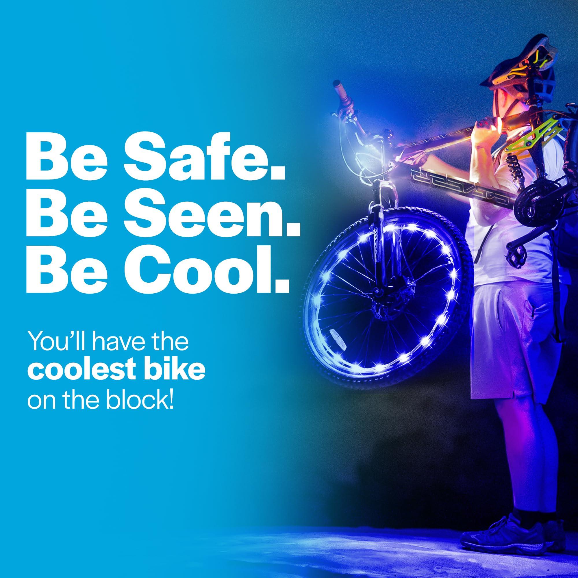 Brightz Brightz BellBrightz LED Light Up Bike Bell & WheelBrightz LED Bike Wheel Lights Bundle - Fun, Colorful, and Safe Bicycle Accessories for Kids and Adults - Easy to Install, Durable, & Weather-Resistant