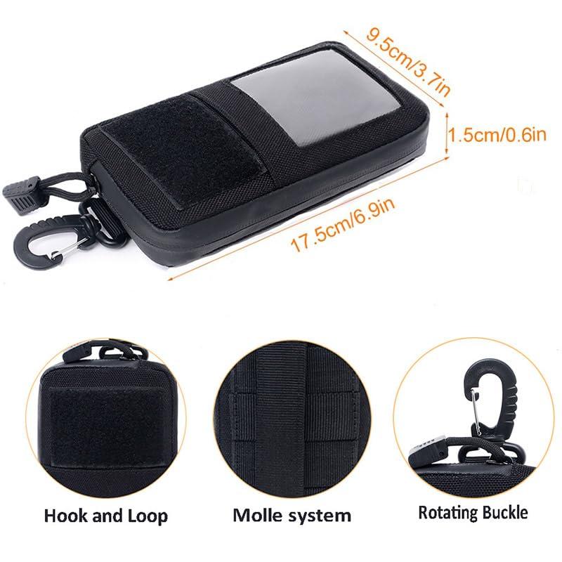 Samview Samview Outdoor Tactical Camouflage Bag Small Kit Pouch Pack Card Pocket - Tan, Medium