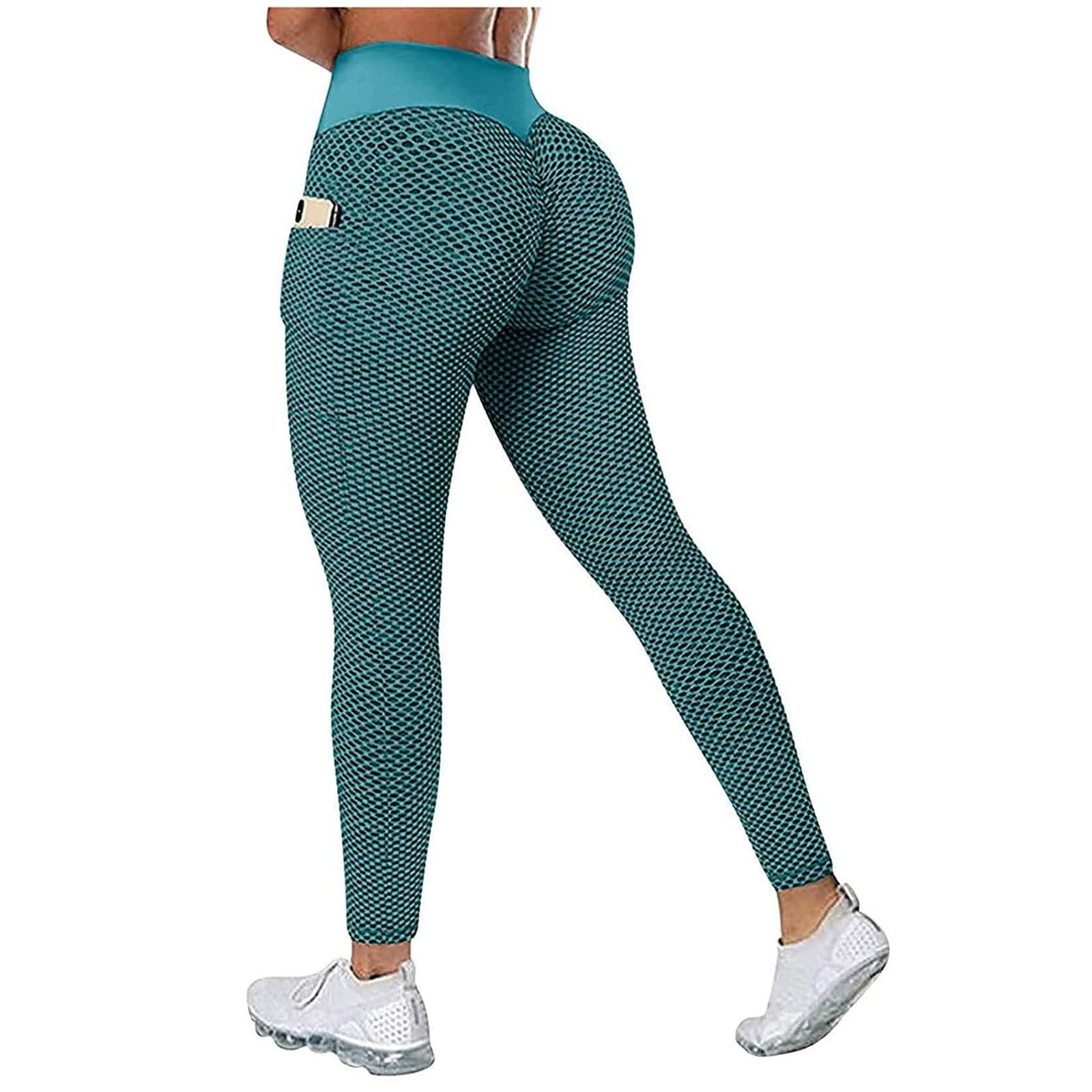 Ladmiple Butt Lifting Leggings for Women Plus Size Women Scrunch Butt Lifting Leggings Seamless High Waisted Workout Yoga Pants Tummy Control Booty Gym Compression Tights