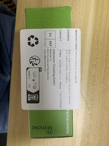 Mimoke Mimoke Square Tapered Bottom Bracket BSA Innenlager Bearing 68mm x 113mm 116mm 118mm 122.5mm 124mm 126mm (113)