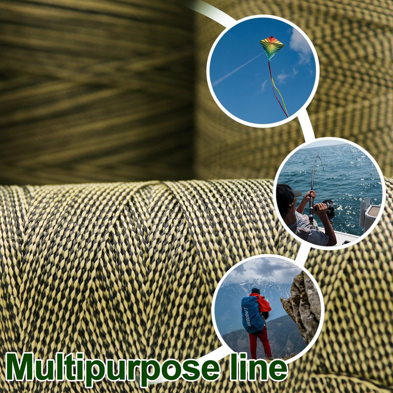 9KM DWLIFE 9KM DWLIFE Kevlar Line, High Strength, Abrasion Resistance, Flame Retardant, Fishing Assist Cord, Kite String, Model Rocket Shock, Hammock Tarp Ridgeline, Tactical Survival