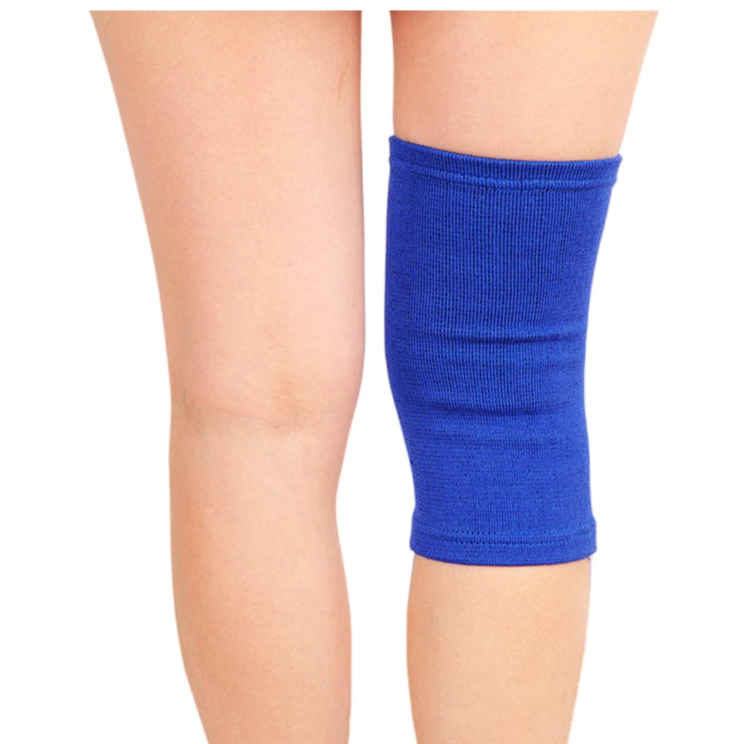 JUMISEE JUMISEE Kids Knee Pad, Anti-Slip Padded Sponge Knee Brace Breathable Flexible Elastic Knee Support for Football Volleyball Dance Skating Basketball Sports