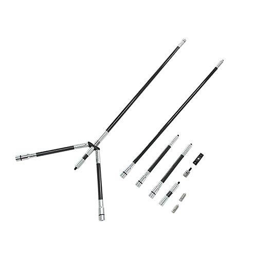 HNZMDY HNZMDY 30\" 10\" 4\" Archery Bow Stabilizer Set Carbon Fiber Balance Bar Stabilizer for Recurve Bow and Compound Bow Hunting Shooting (Bow stabilizer Set)