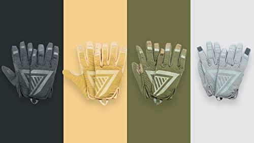 Glove Station Glove Station The Impulse - Tactical Shooting Gloves for Men with Touchscreen Compatibility, Lightweight Design and Outstanding Grip for Outdoor, Sports, Motorcycle and Work - Black, XXL