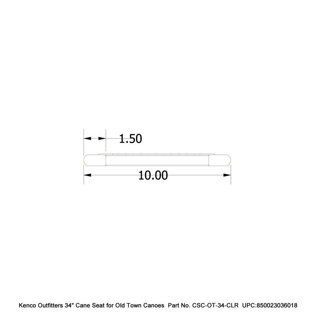 HACURLIST TOOBOSS Kenco Old Town Canoe Seat